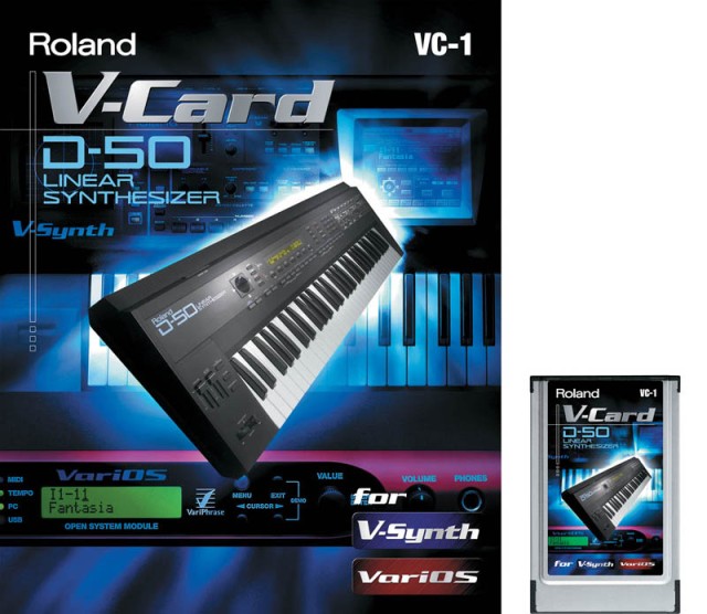 Roland D-50 V-Card